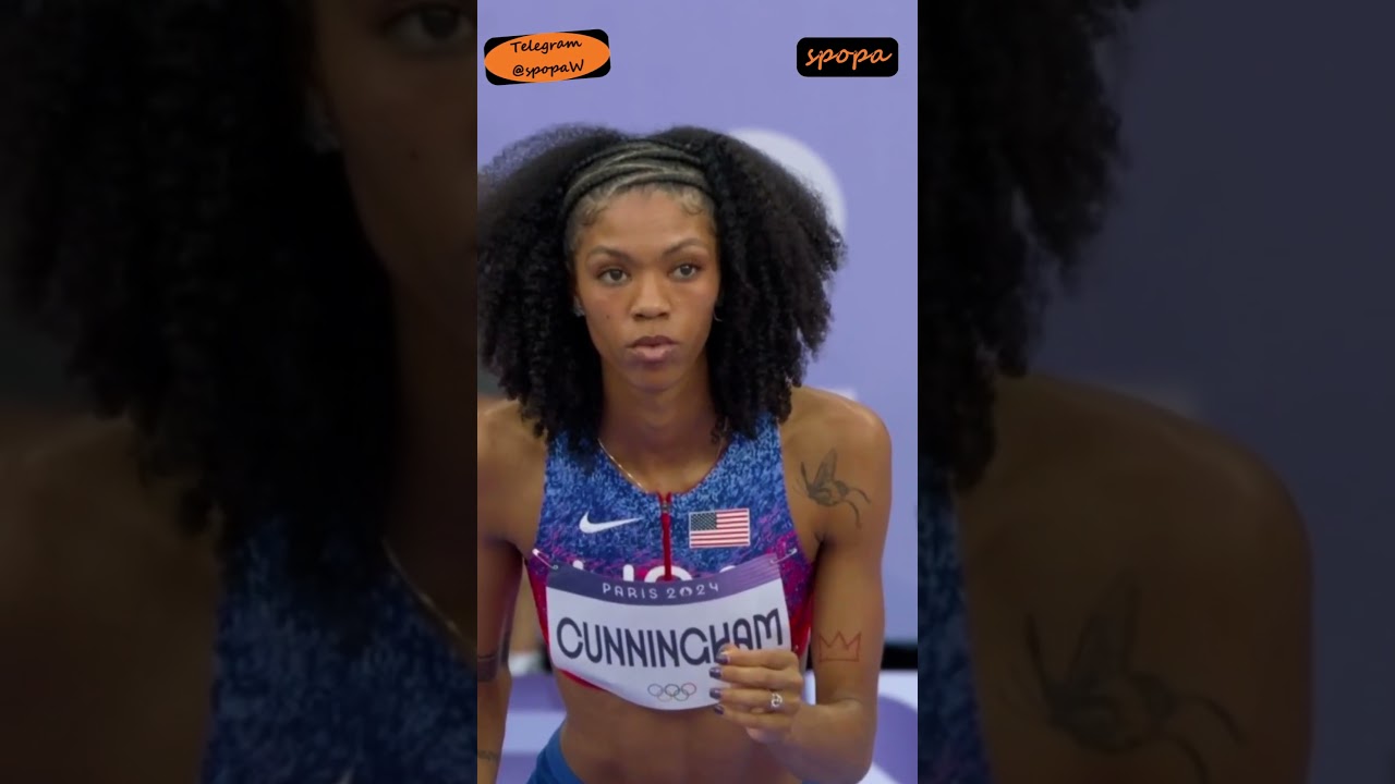 Vashti CUNNINGHAM's Epic Olympic High Jump Final! 🇺🇸❤️❤️ #HighJump #Paris2024
