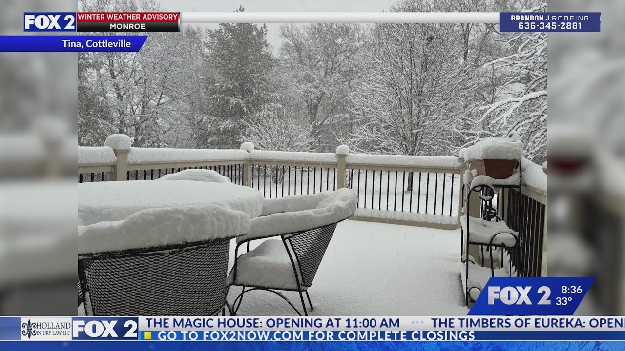 VIEWER PHOTOS: St. Louis sees its first fall snow