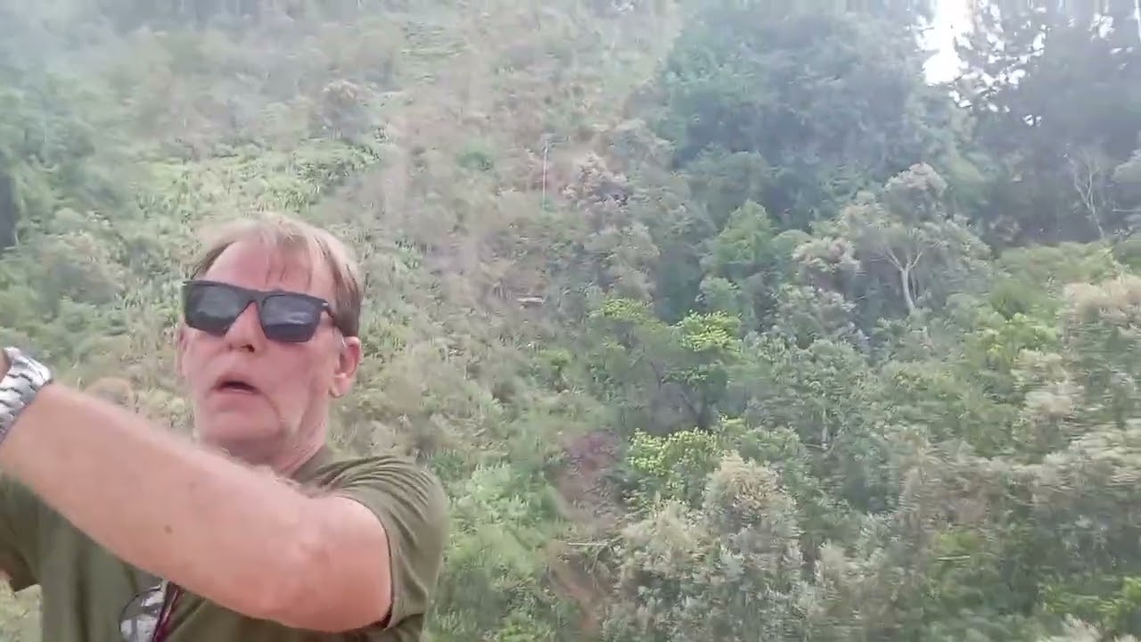 O comandante do Marujão no teleférico! 