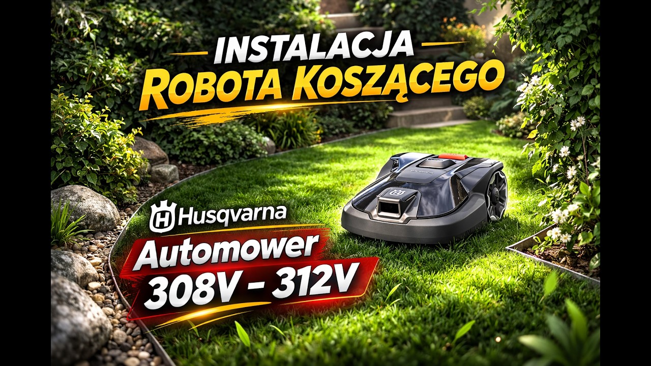 Husqvarna Automower 308V, 312V Instalacja Robota koszącego - Niezawodni w zieleni