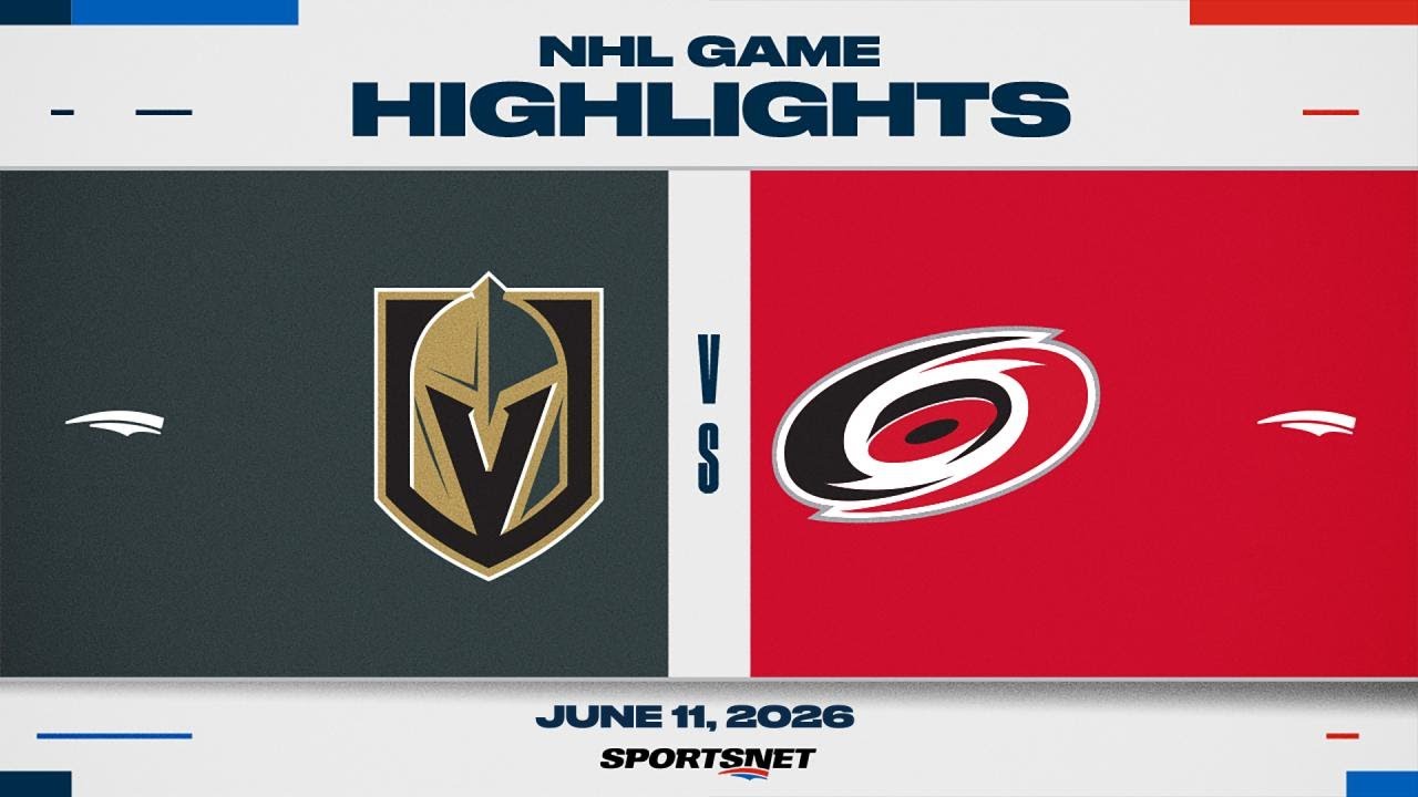 NHL Game 5 Highlights | Golden Knights vs. Hurricanes - June 11, 2026