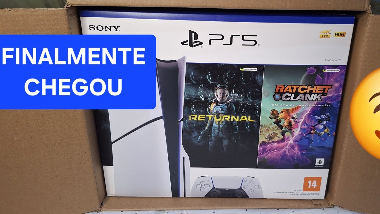 MEU PRIMEIRO PS5. SÓ FELICIDADE KKK