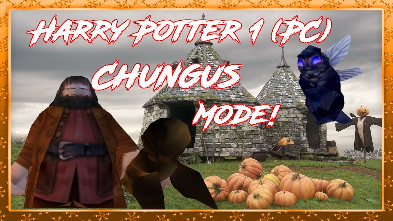 Harry Potter 1 (PC) 100% Speedrun but everyone is Chungus again!