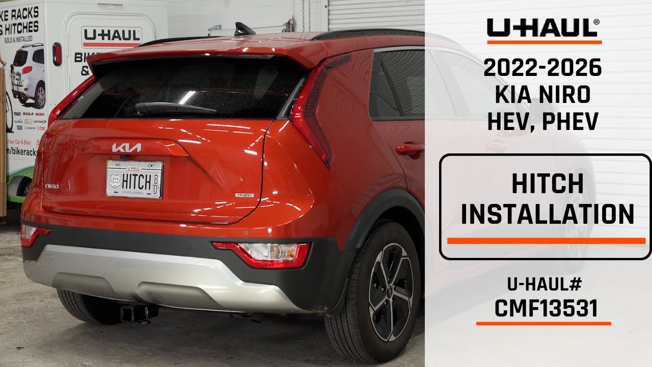 2022-2025 Kia Niro PHEV, HEV | U-Haul Trailer Hitch Installation | CMF13531