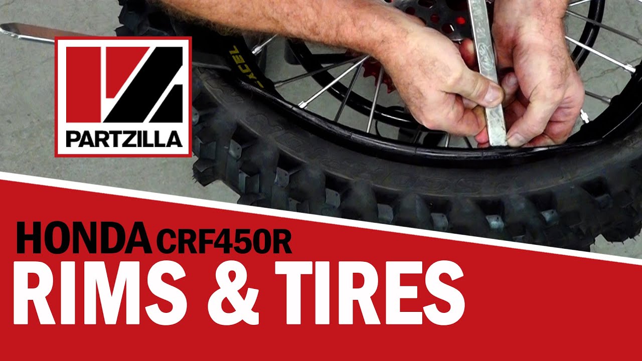 Honda CRF450 Rims and Tires | CRF450 Aftermarket Rims | Honda CRF450-R Rebuild Pt 14 | Partzilla.com