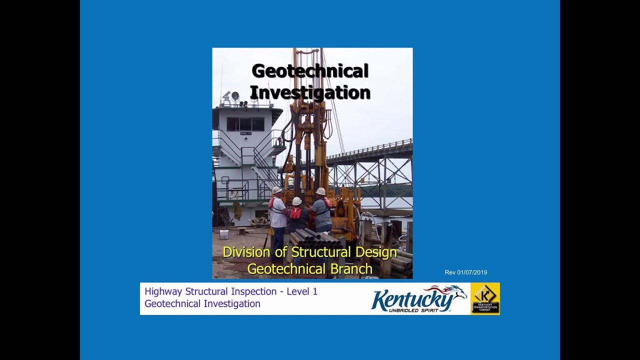 Geotechnical Investigation for Bridge Construction