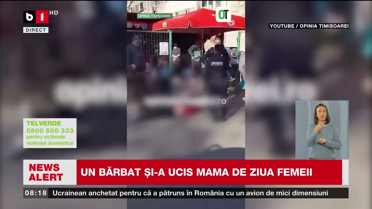 TIMIȘOARA - MAMĂ UCISĂ DE FIU CHIAR DE 8 MARTIE_Știri B1TV_9 mar. 2026