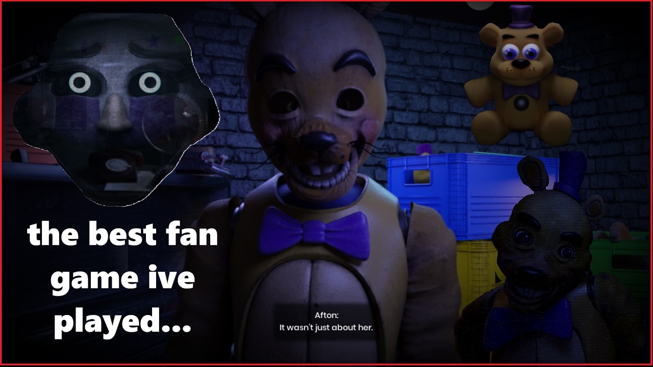 forgotten at fredbear's is terrifying...