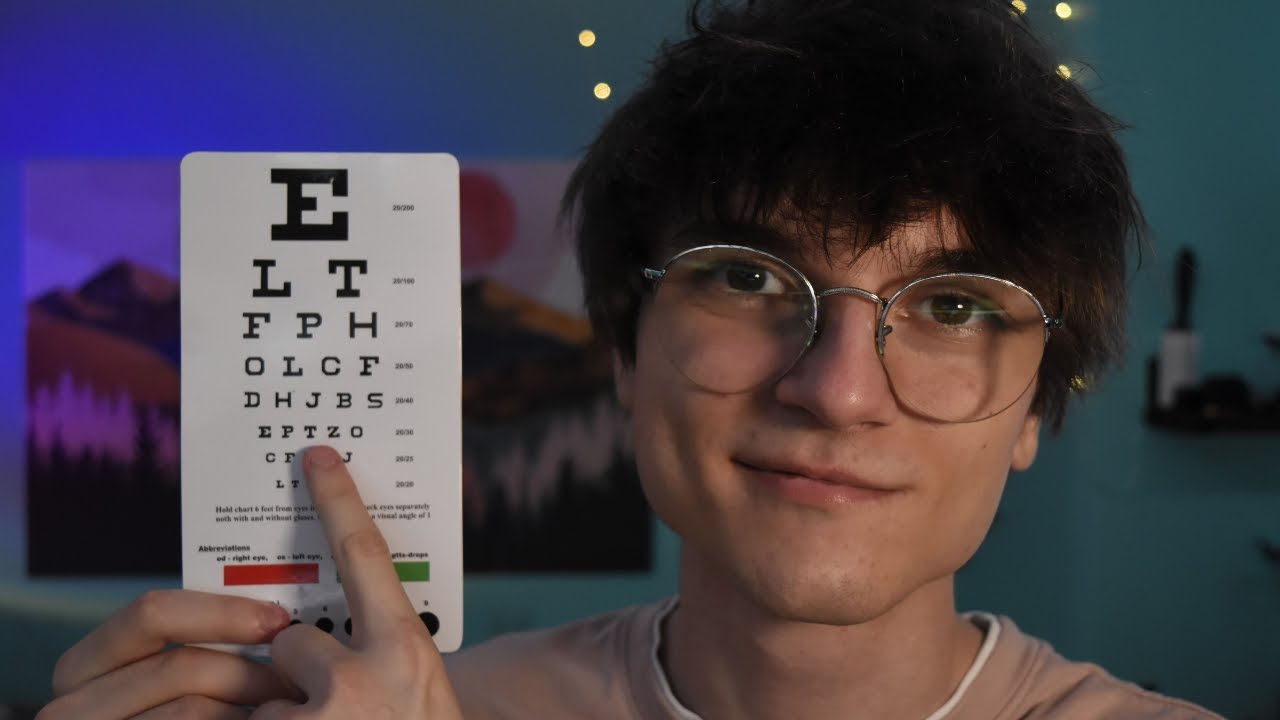 Ролевая игра ASMR «Проверка зрения»