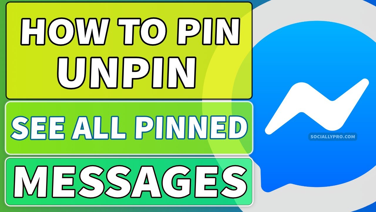 How to Pin and Unpin a Message on Messenger | See All Pinned Messages