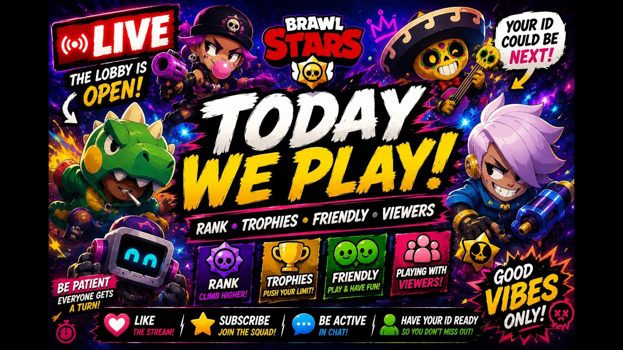 🚀 The Squad Is Waiting... Are You Joining? | Brawl Stars LIVE