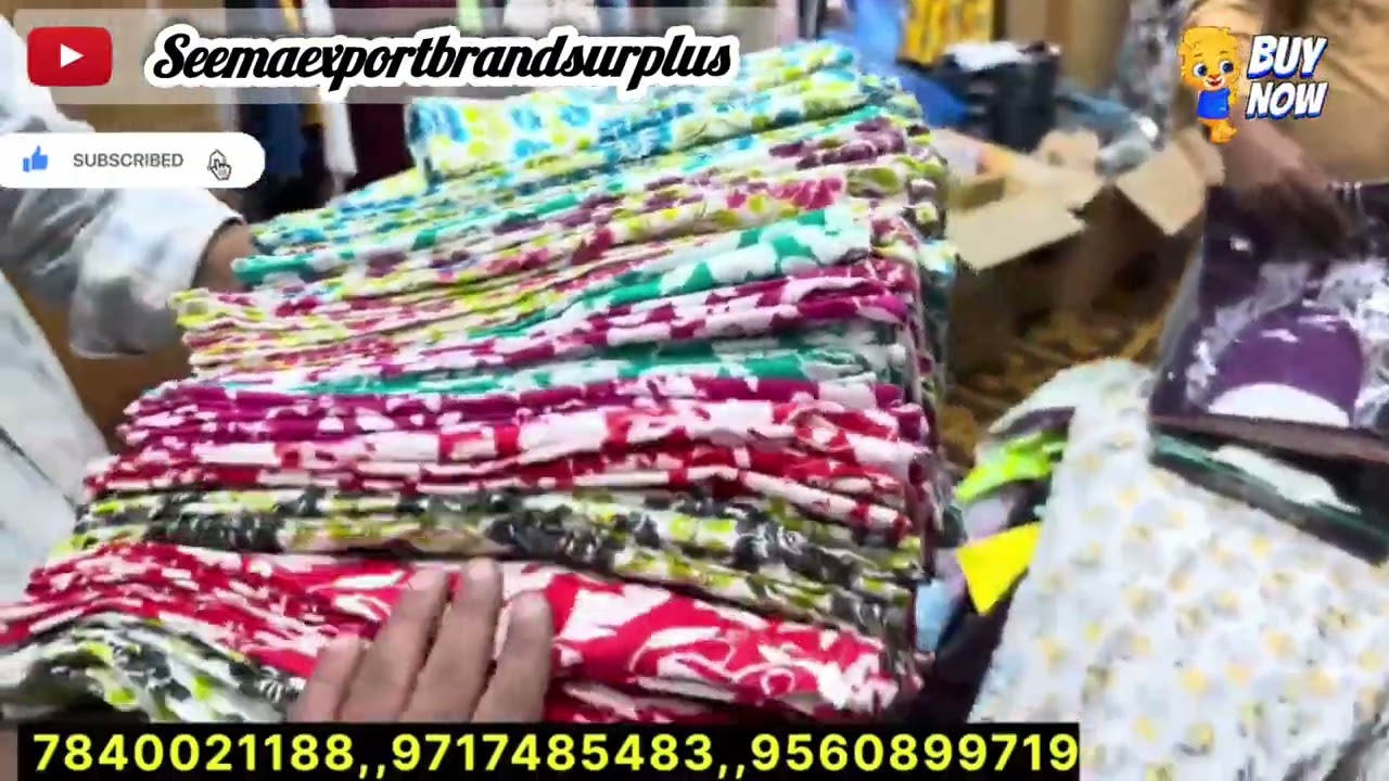 100% Fresh का माल और Export Surplus का माल | Premium Quality ( A to Z Variety ) Branded Clothes 