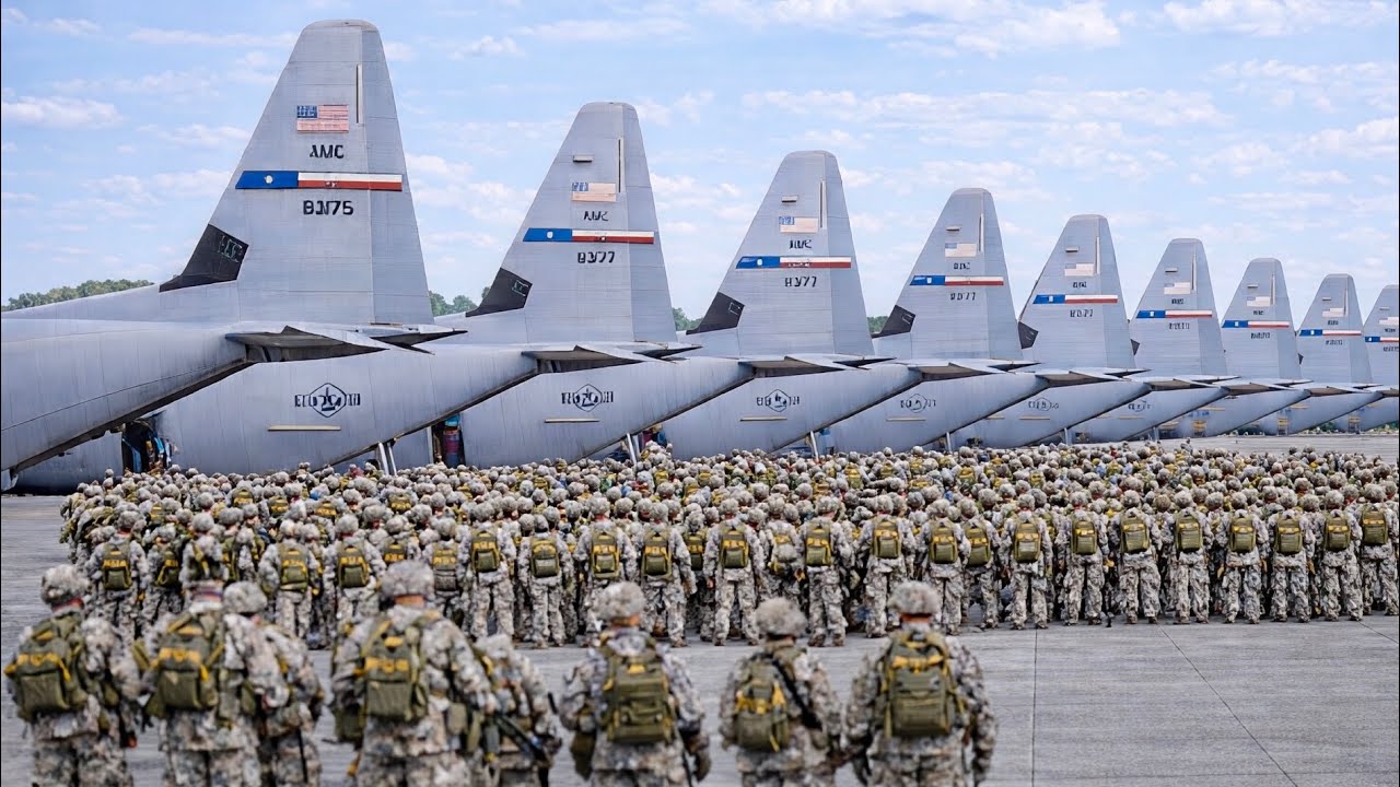 Emergency Alert! US C-17 Transports Thousands of Elite Troops to Secret Location