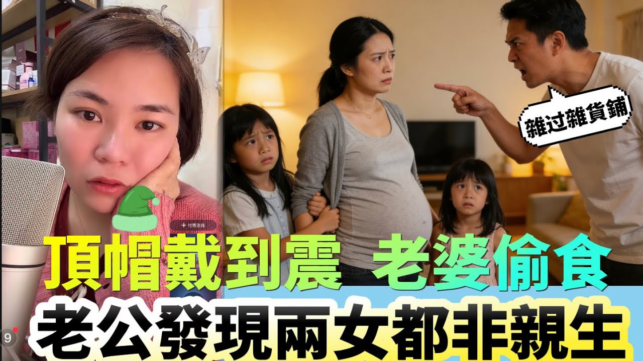 頂帽戴到震  老婆偷食生兩女 老公驗DNA全中伏 #情感 #廣東話 #情感故事 #分享 #婚姻 #諸事姐