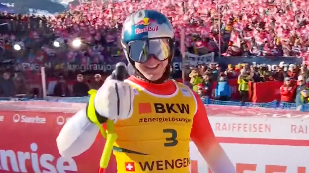 SUPER-G WENGEN - Von Allmen décroche la victoire après une course référence