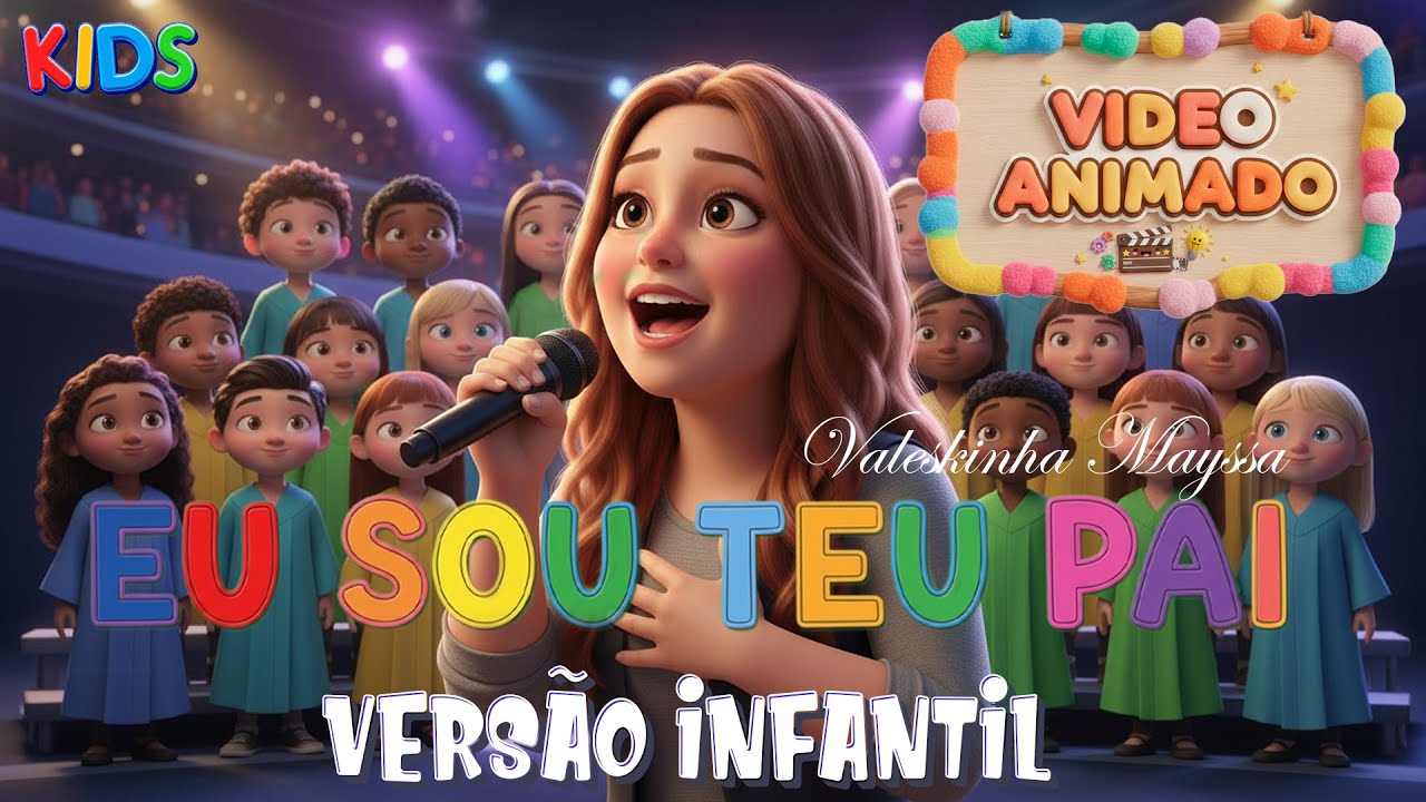 EU SOU TEU PAI numa versão infantil LINDA com Valeskinha Mayssa que você vai amar