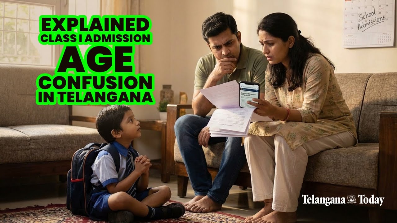 Class I Admissions in Telangana: Age Rule Confusion Explained | TelanganaToday