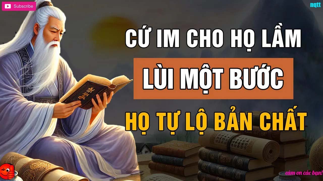 TRÍ TUỆ CỔ NHÂN   Càng IM LẶNG Càng Khiến Người Khác Lộ Rõ Bản Chất Sự Thật Tàn Nhẫn