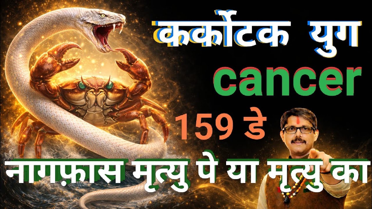 Kark Rashi cancer कर्क राशि कर्कोटक काल सर्प योग के 159 दिन । नागफ़ास युग आरम्भ हुआ 