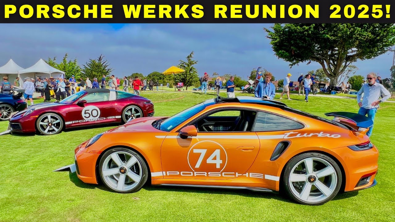 Porsche Werks Reunion 2025 - 100’s of Air Cooled & Water Cooled Porsches at Monterey Car Week!