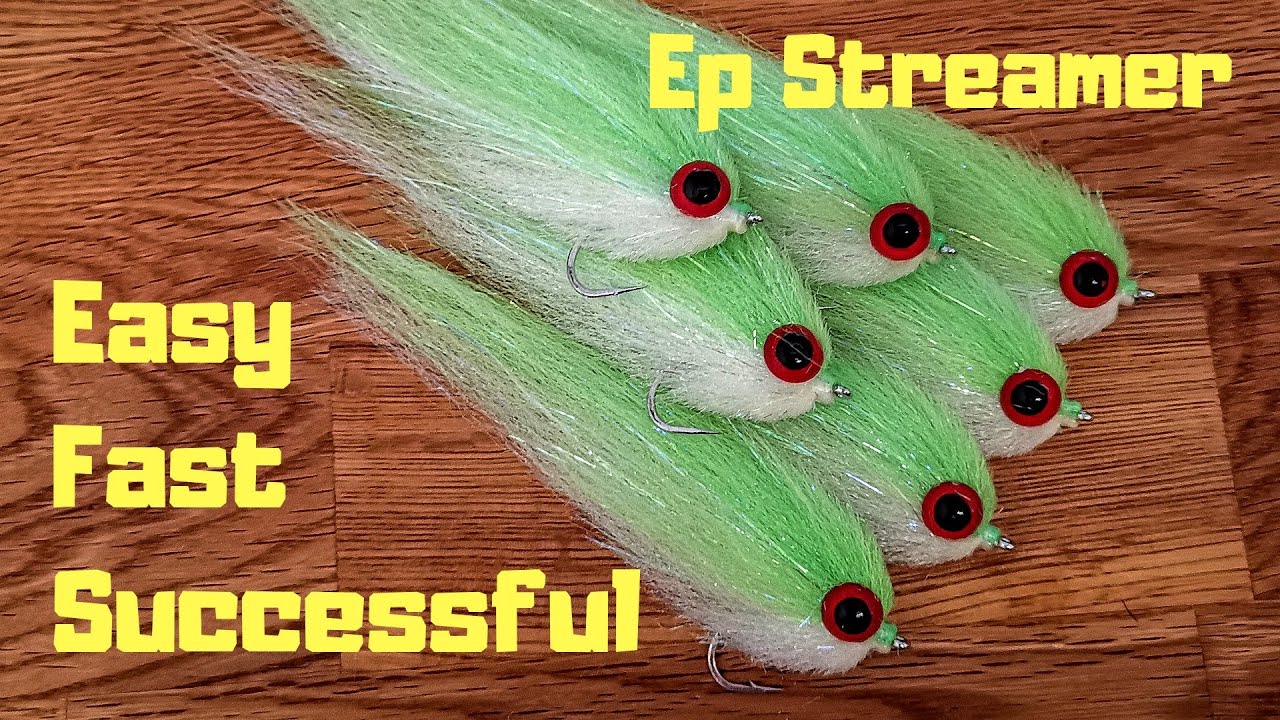 Seabass Sculpt a fly  3D Ep Streamer