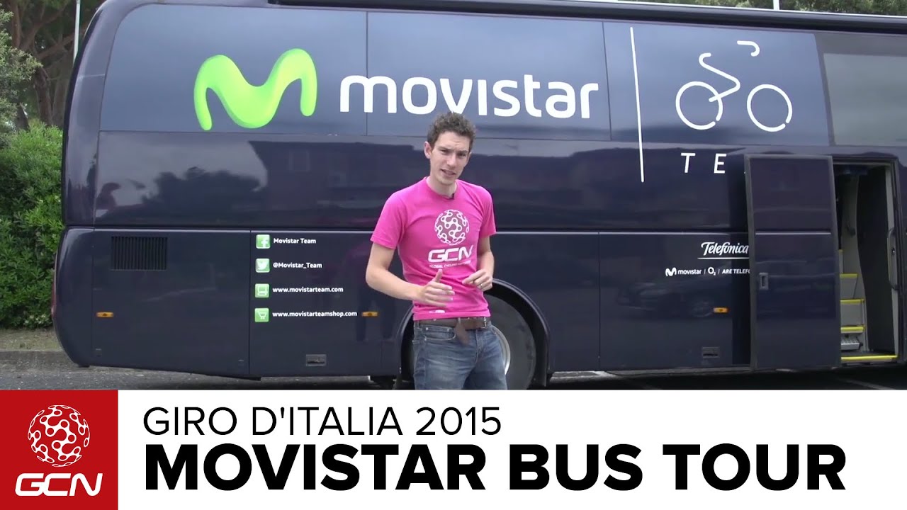 Movistar Team Bus Tour | Giro D'Italia 2015