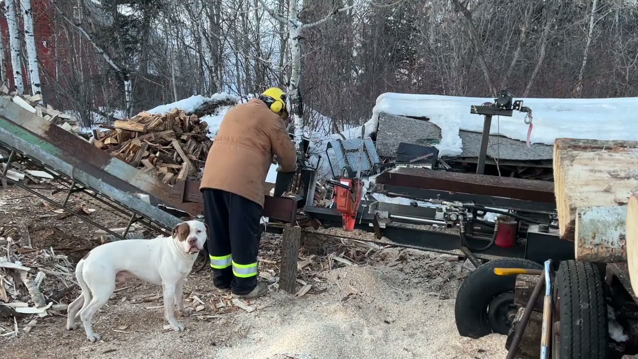 Home Made Firewood Processor Update