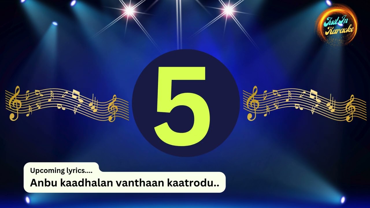 Avalukenna Azagiya Mugam  | Tamil  Karaoke  |  English Lyrics