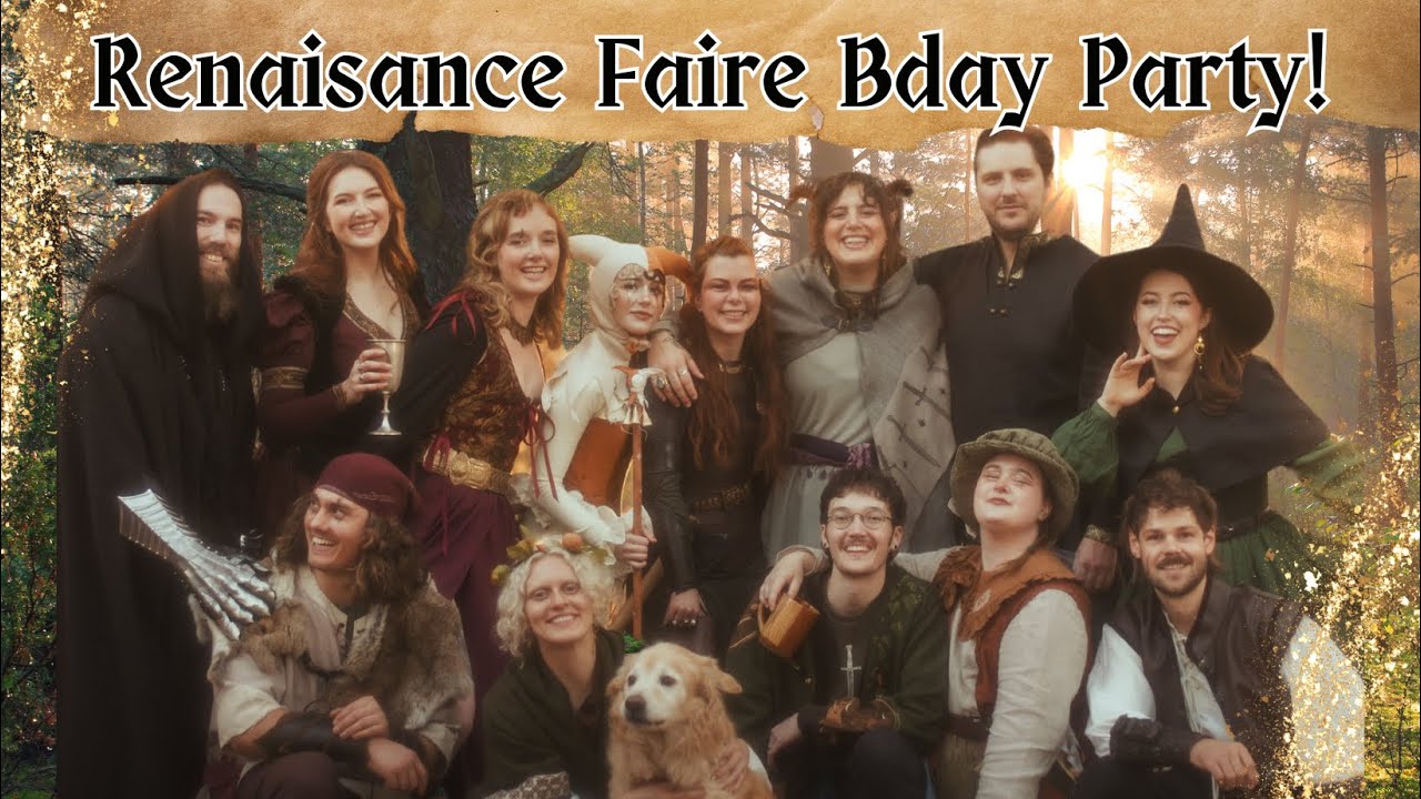 Renaissance Faire themed b-day party! ⚔️ chill autumn vlog 🍂