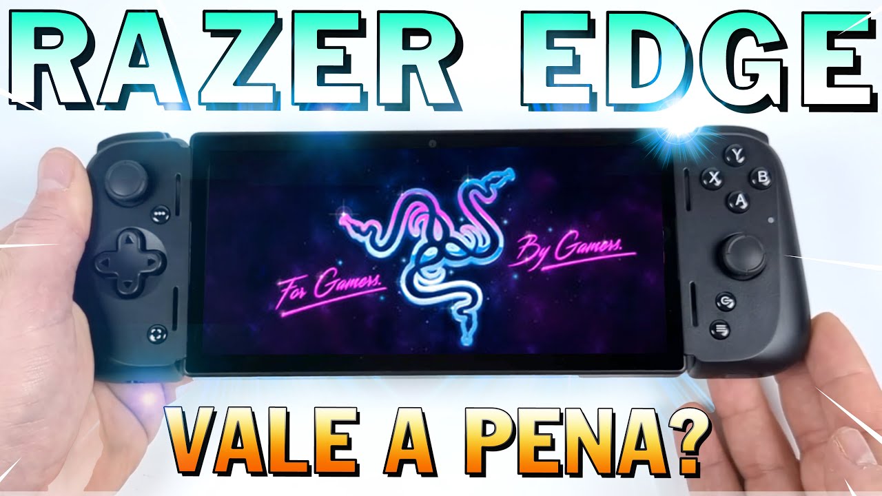 Razer Edge CHEGOU! Console Portátil Android MAIS POTENTE DO MUNDO com SnapDragon G3X Gen 1