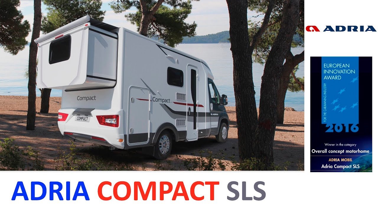 Автодом со слайдером от Adria - Compact SLS. 2018