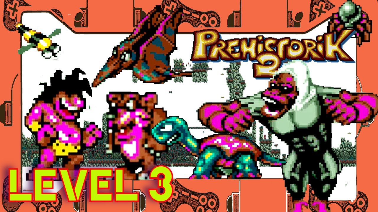 PREHISTORIK 2 - Level 3 All %- HD 60fps