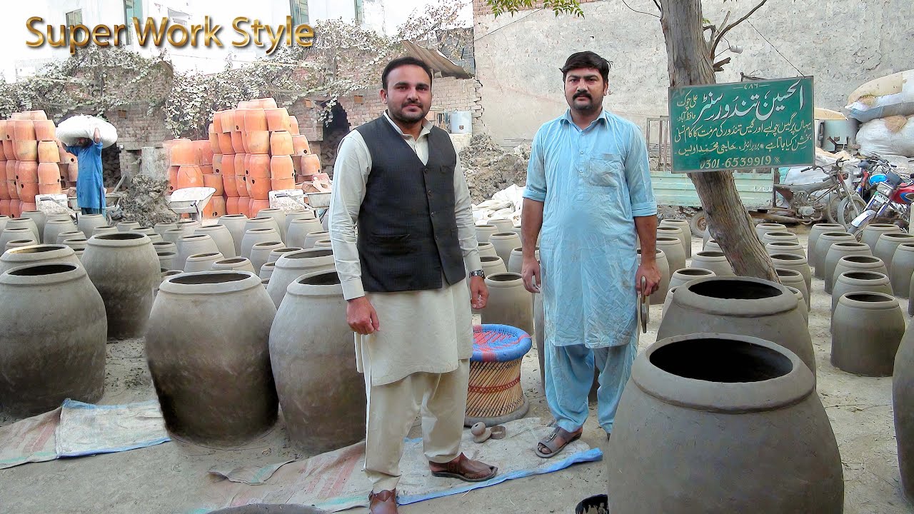 how to make tandoor Clay Oven | Creative concept tandoor making by SWS