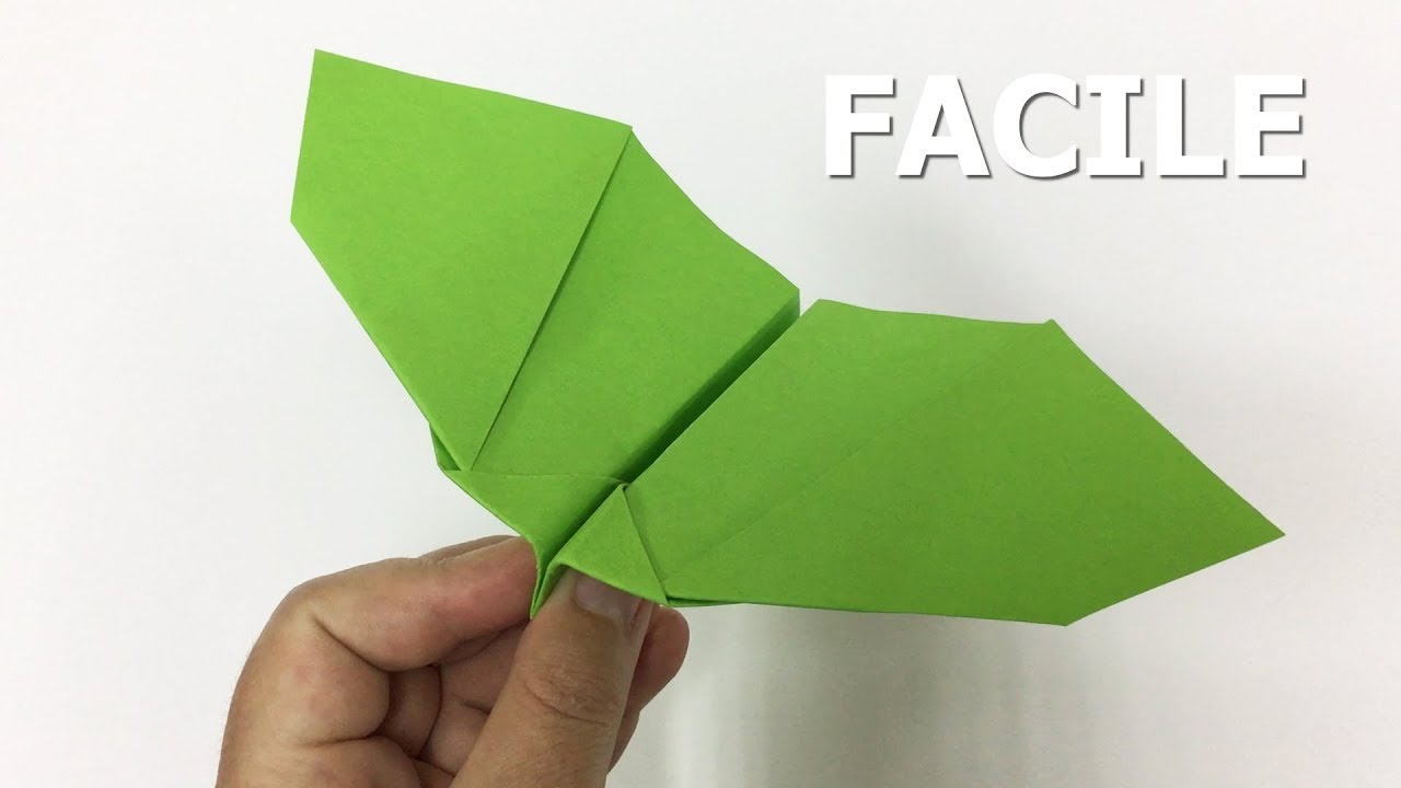 CHE VOLA! PIPISTRELLO di Carta / Come Fare un Aereo di Carta A4
