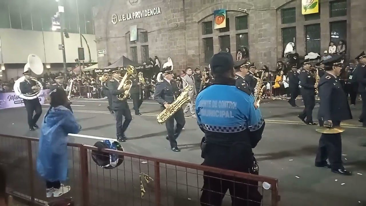 Banda Municipal de Ambato en la Ronda Nocturnal Ambato 2026
