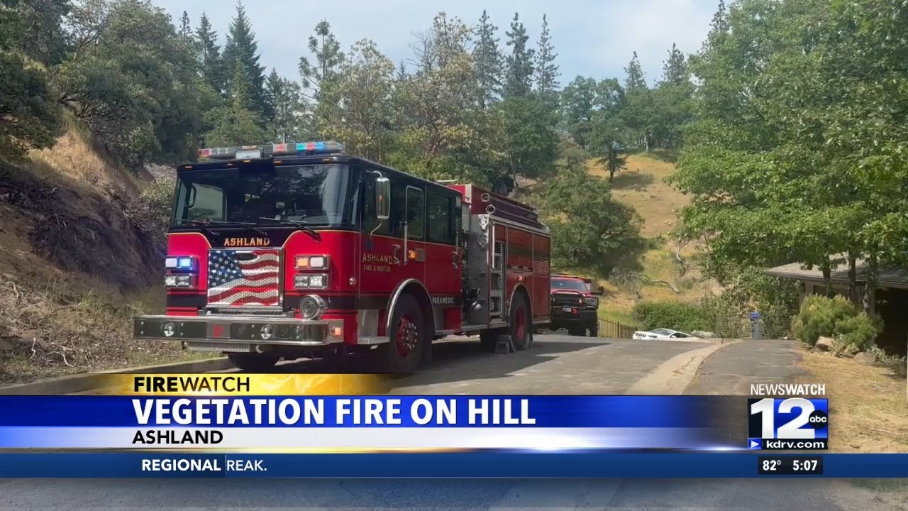 Vegetation fire in Ashland