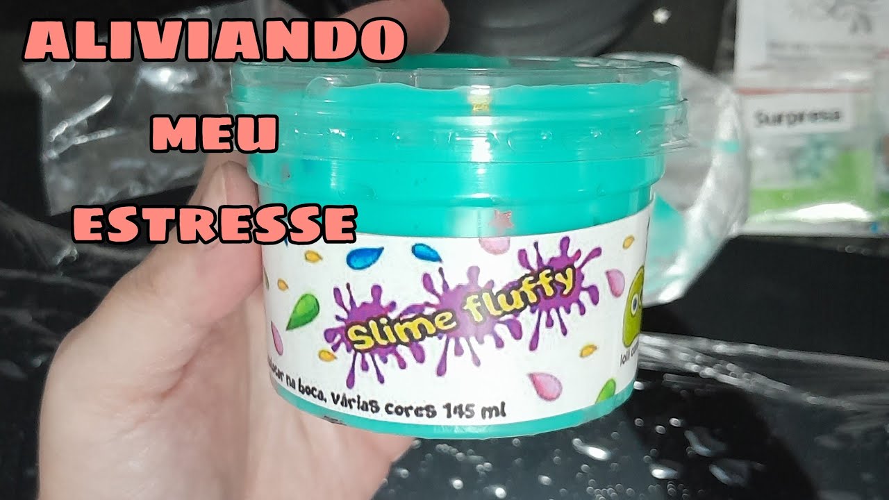 ALIVIANDO ANSIEDADE, ESTRESSE E AGITAÇÃO | Slime Fluffy | Passo a passo