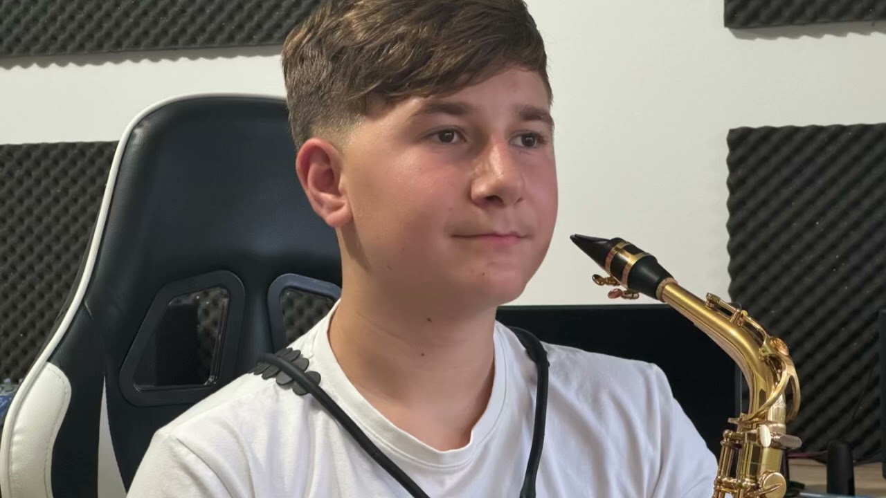 Mândră floare trandafir - cover saxofon