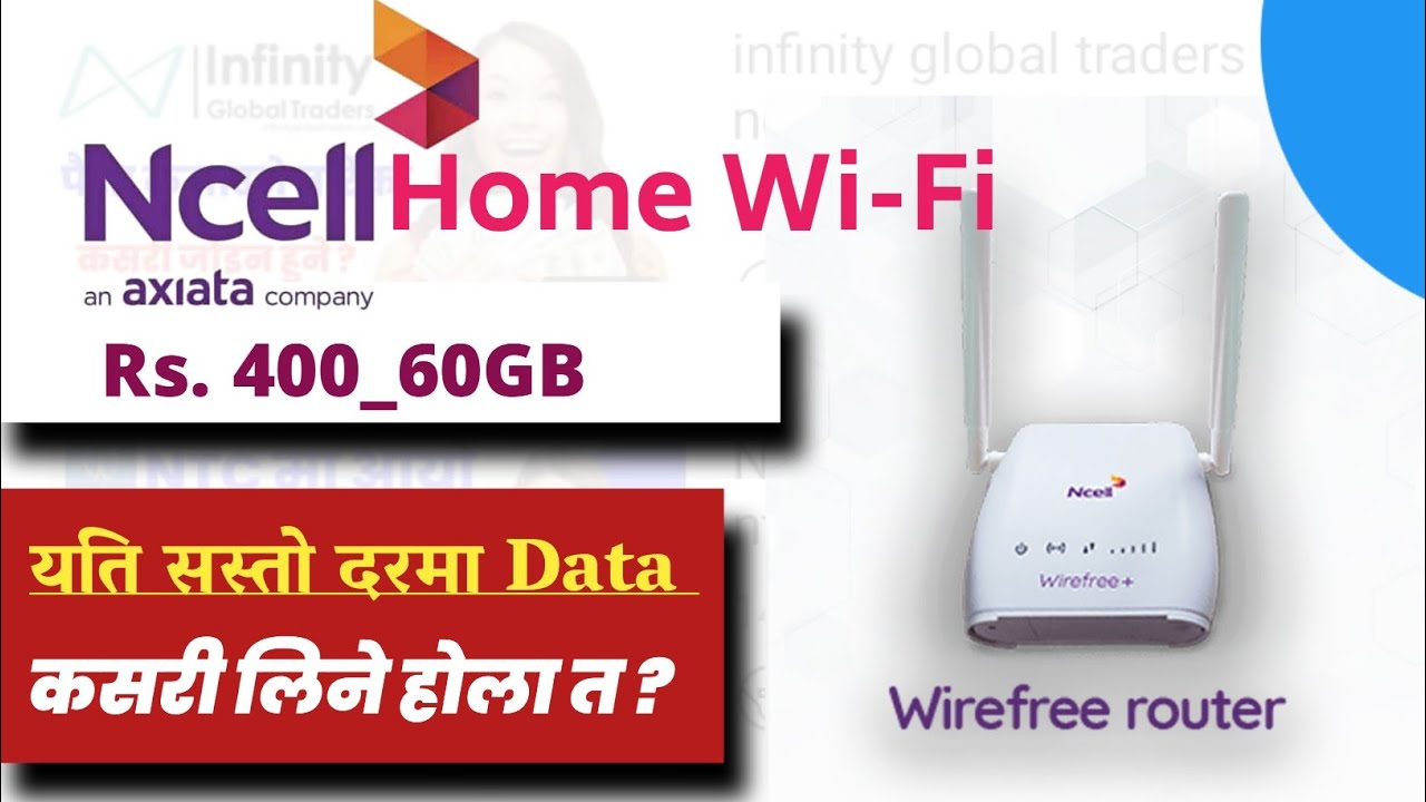 ncell home net ultra sim | ncell home wifi | ncell work from home | how to buy Ncell wireless Wi-Fi