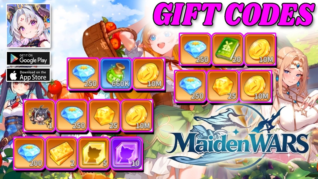 Maiden Wars | All 5 Gift Codes & How to Redeem | Maiden Wars 5 Codes