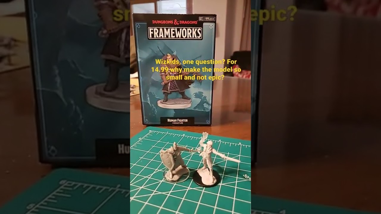 Wizkids Frameworks: Human Fighter.