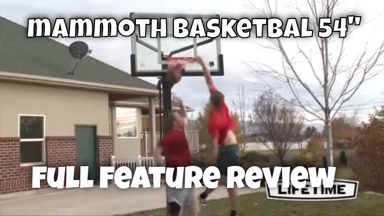 Mammoth 54 In. Glass Basketball Hoop