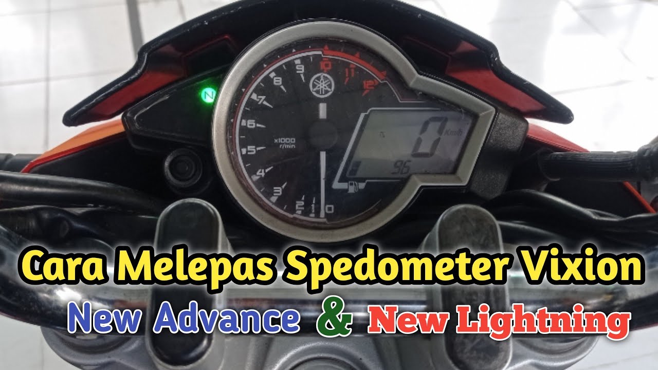Tutorial Cara Melepas Speedometer New Vixion