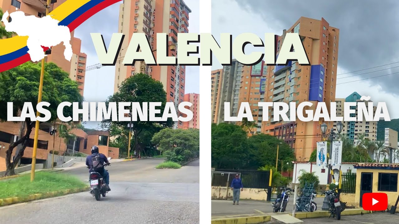 LAS CHIMENEAS Y LA TRIGALEÑA en carro | Valencia querida #venezuela 🇻🇪