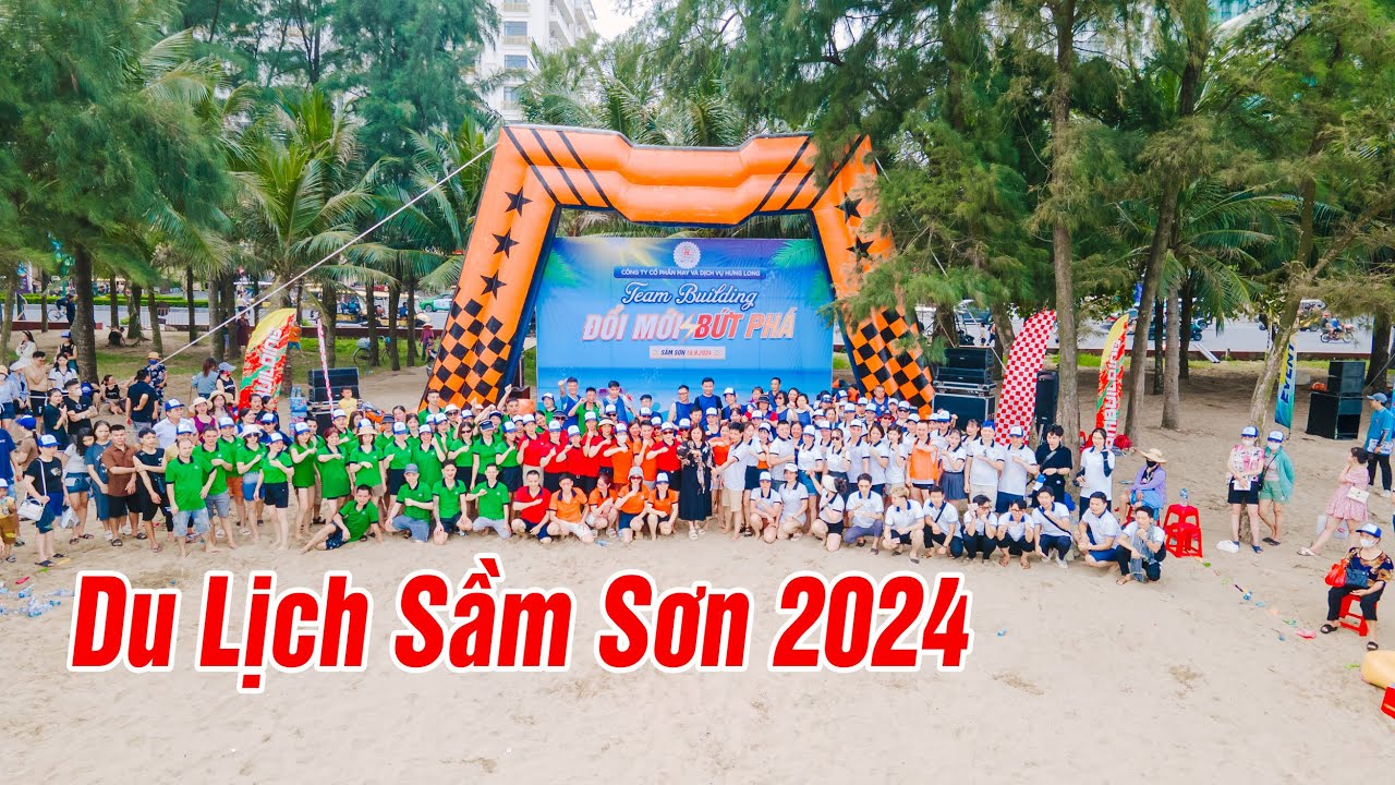 Làm Hết Mình Chơi Hết Mình Quẩy Nhiệt Tình |May Hưng Long Du lịch Sầm Sơn 2024