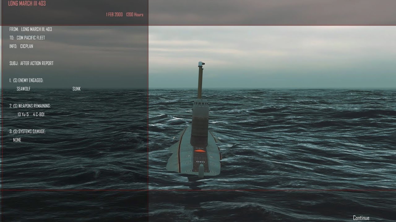 Cold Waters no mod Han vs Seawolf