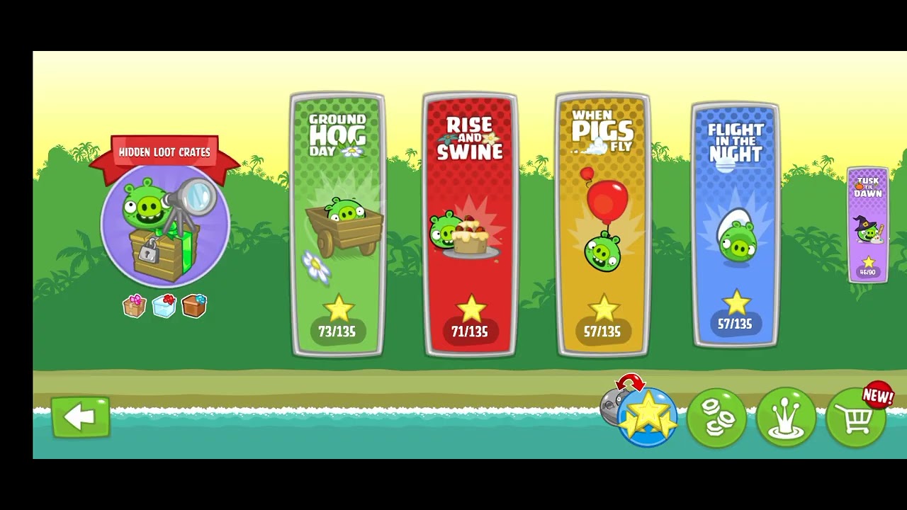 Bad piggies!!!! E completei a pasta flight in the night!!!!!!!