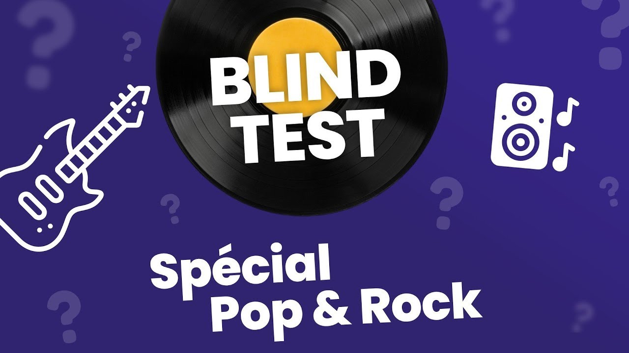 BLIND TEST Quiz - 30 Chansons POP ROCK - Toutes Générations