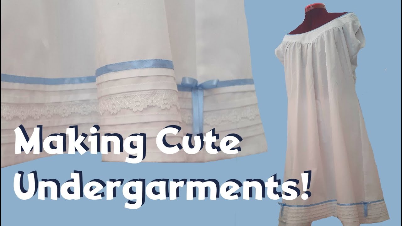 I Made Truly Victorian's 1860s Undergarments