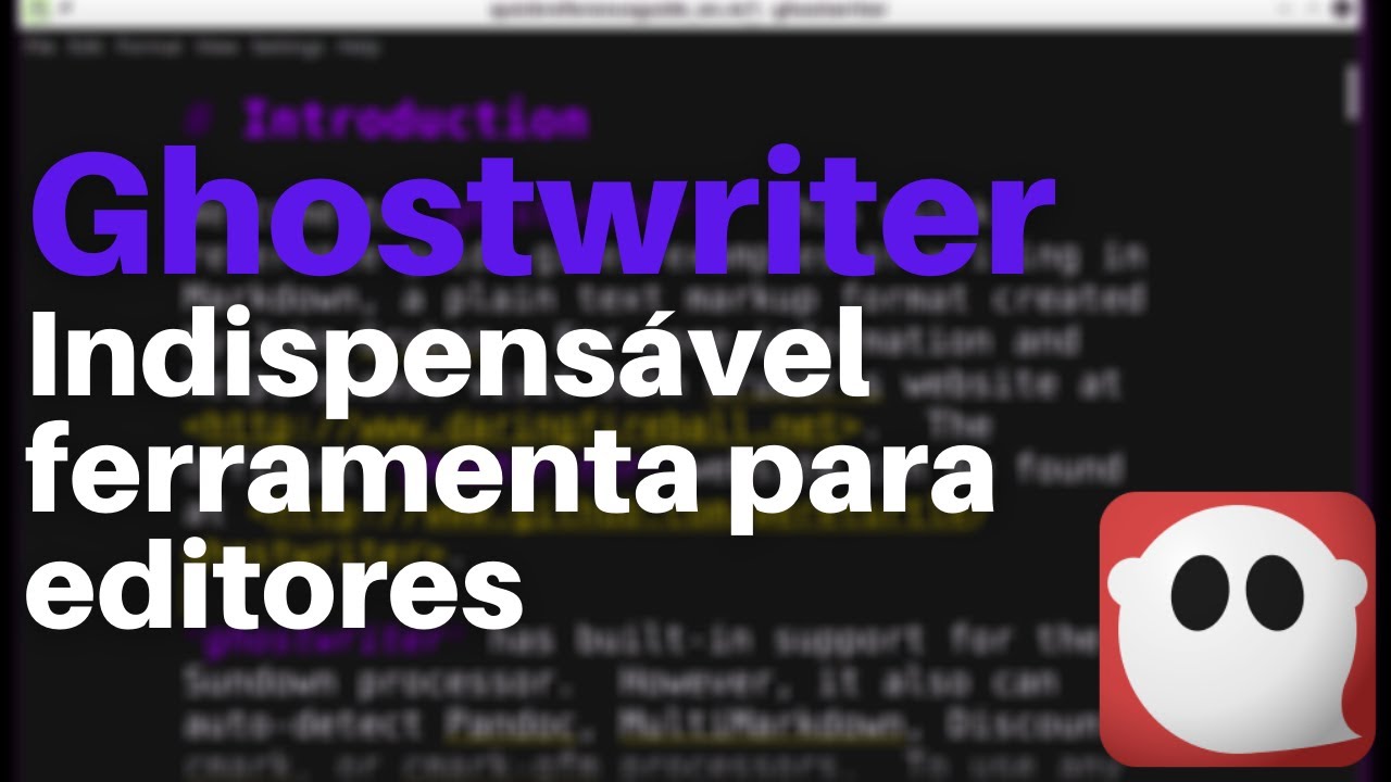 Ghostwriter um editor sensacional de markdown